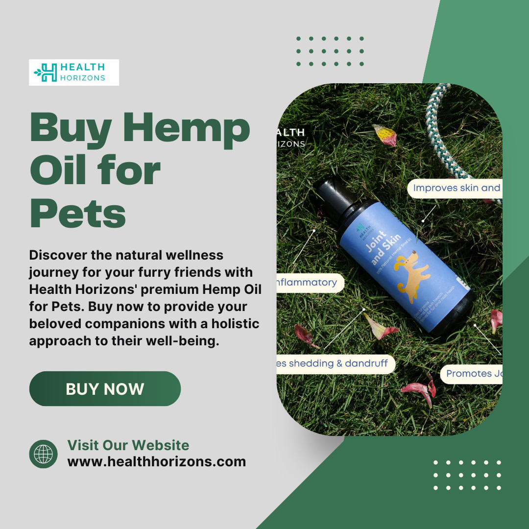 Buy Hemp Oil for Pets |Health Horizons