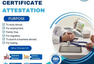Ensuring Health Legitimacy: Navigating Medical Certificate Attestation