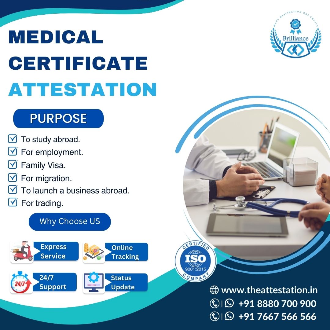 Ensuring Health Legitimacy: Navigating Medical Certificate Attestation