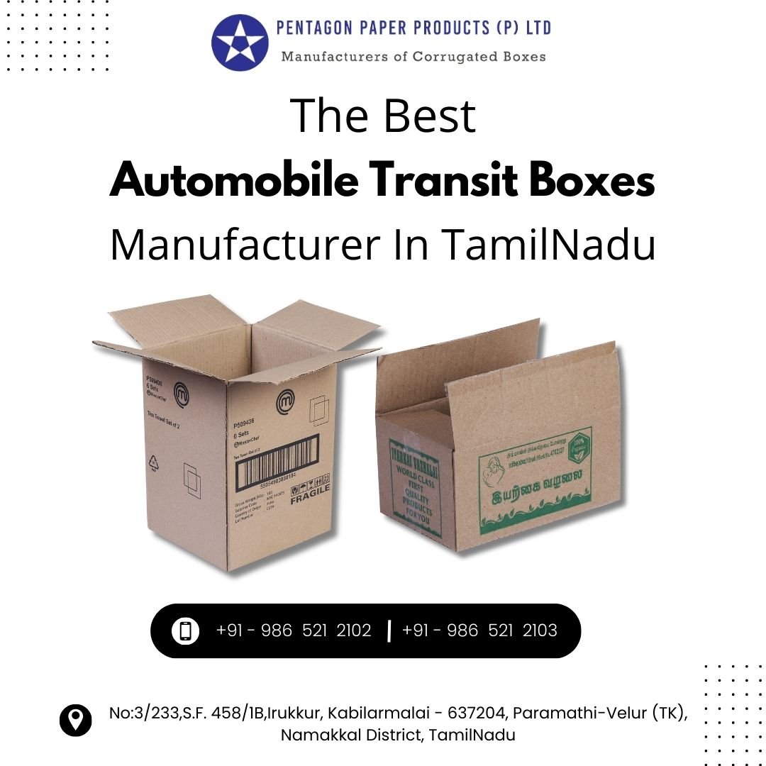 Top Corrugated Box Manufacturers in Namakkal-Pentagon Paper Products Pvt ltd