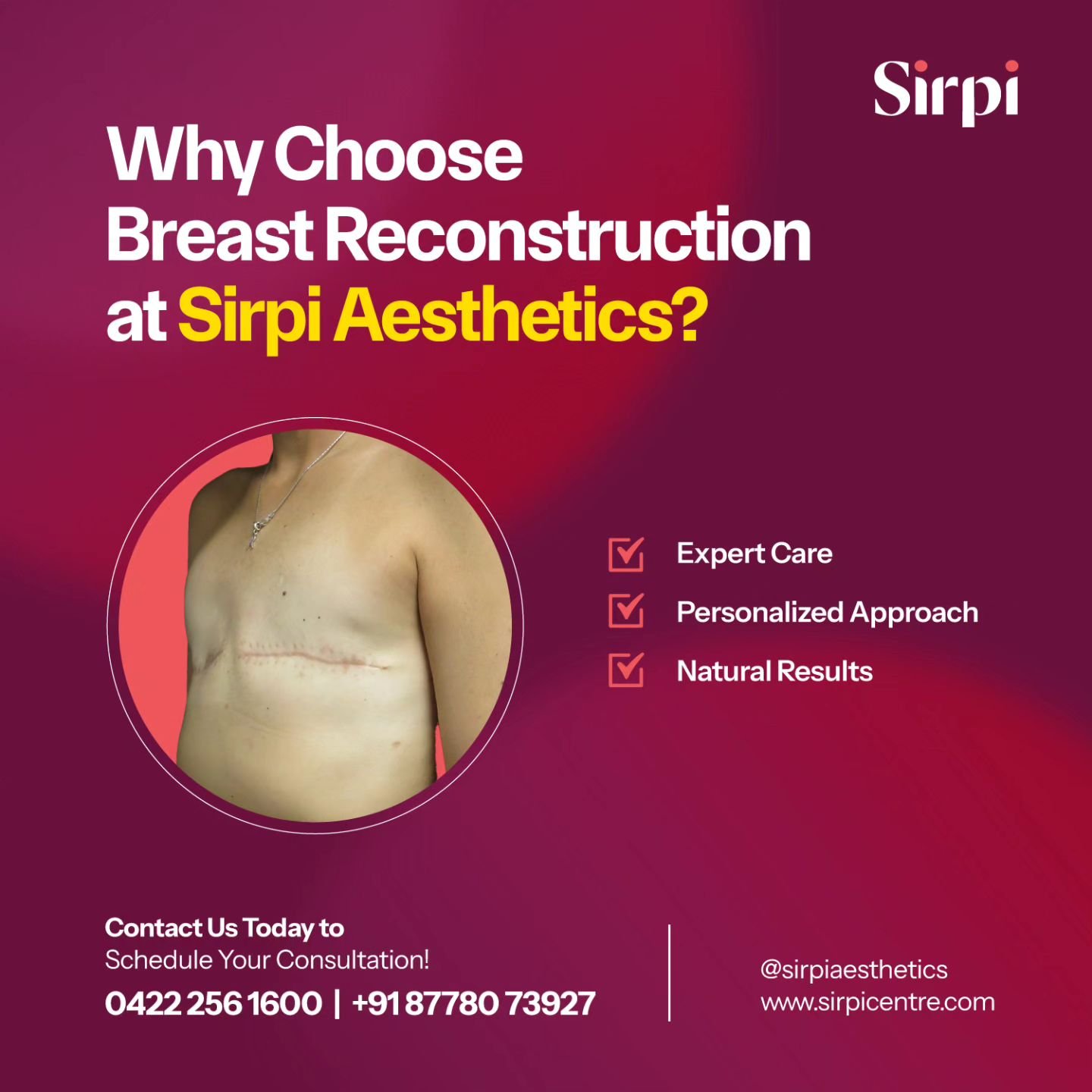 Cosmetic Surgeon Doctor in Coimbatore | Sirpi Centre