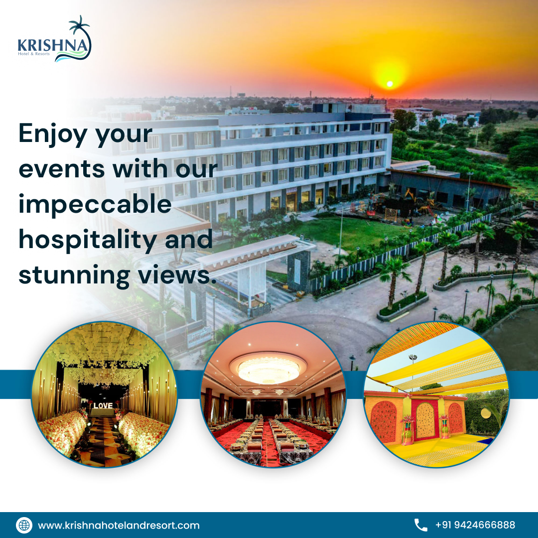 Marriage Garden In Khargone | Krishna Hotel and Resort