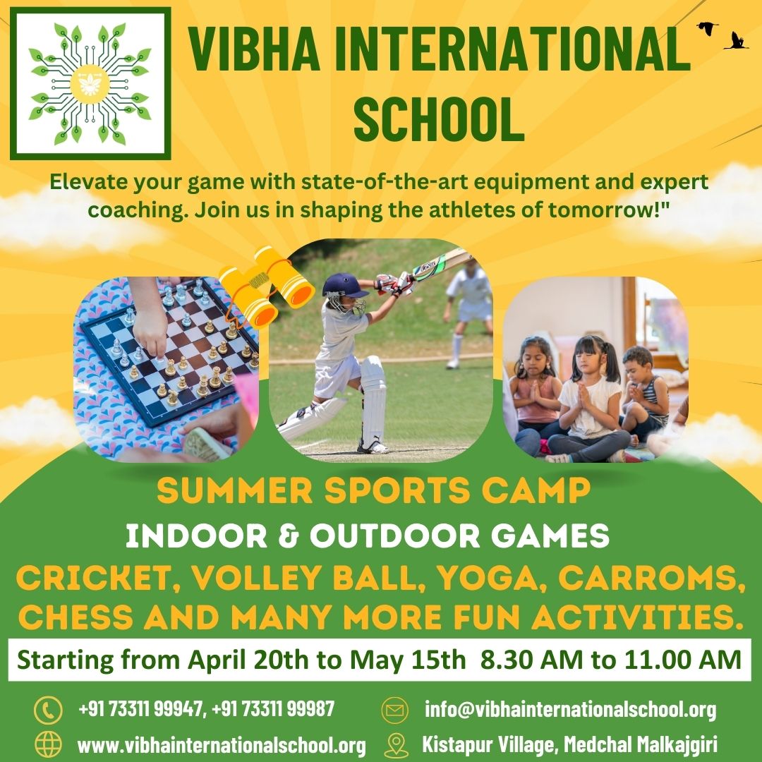Summer Camp Indoor and Outdoor Games at Vibha International School