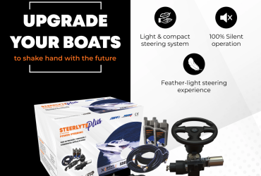 Power-Assisted Boat Steering System | Steerlyte Plus