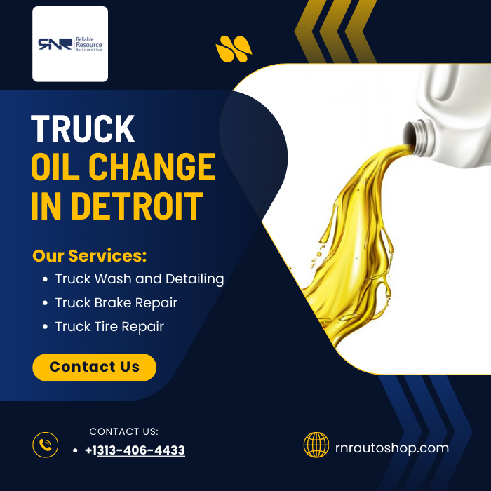 Truck Oil Change Services In Detroit