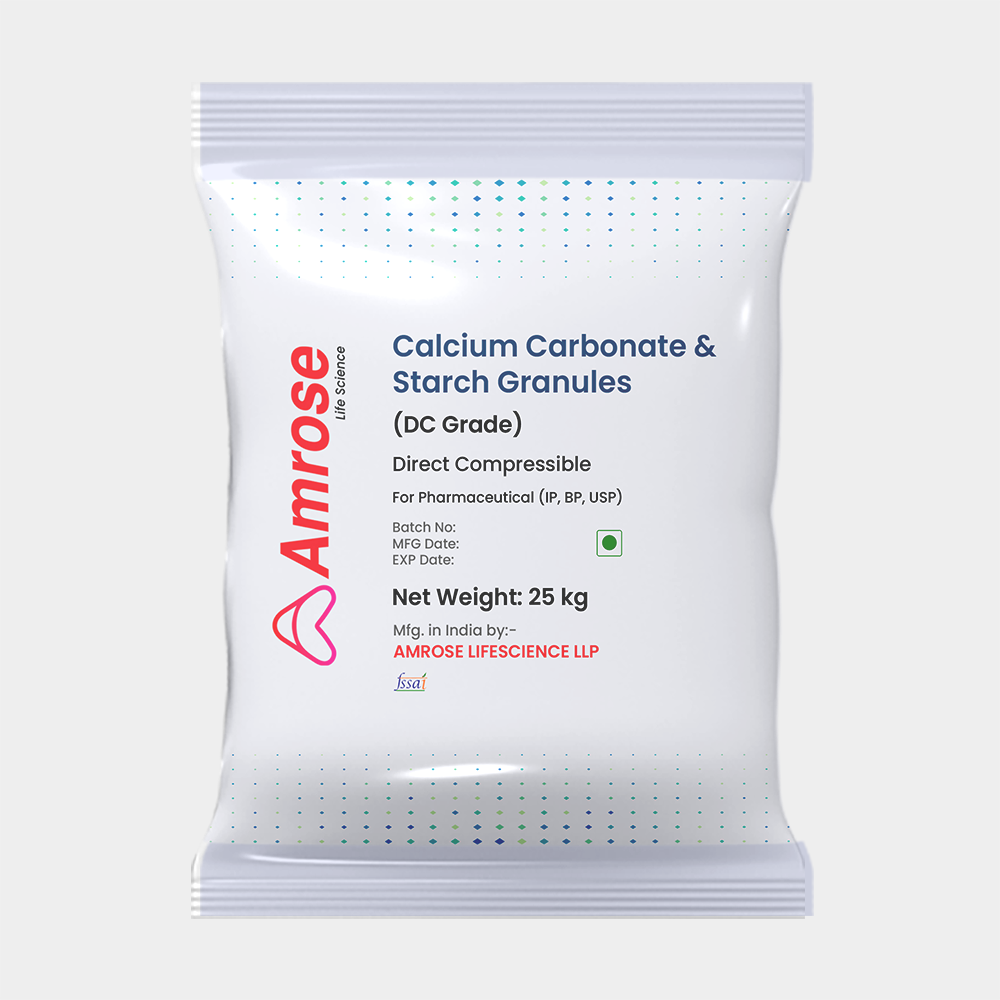 Buy Calcium Carbonate & Starch Granules – 5% Off on Orders Over 300 Kg
