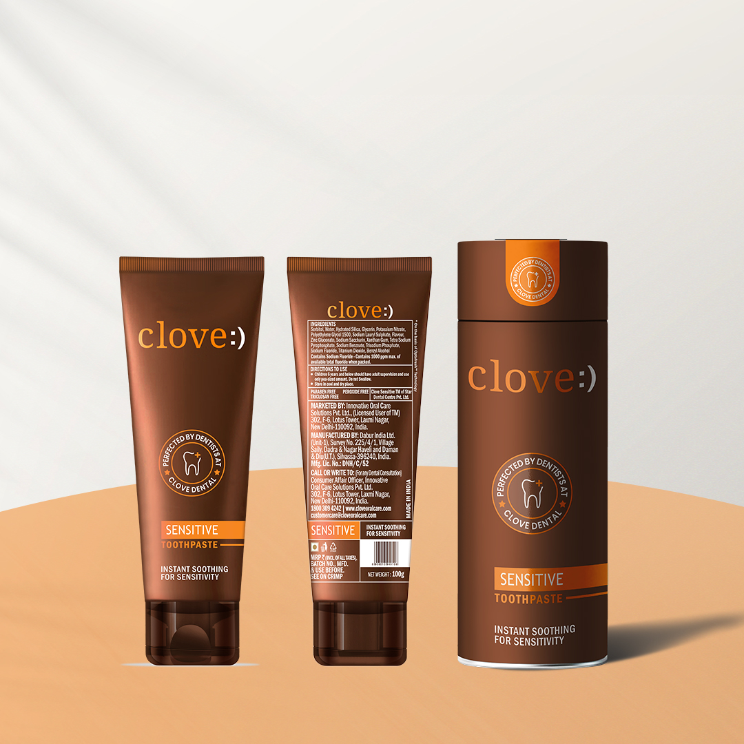 Get Relief from Sensivity. Buy Clove Sensitive Toothpaste