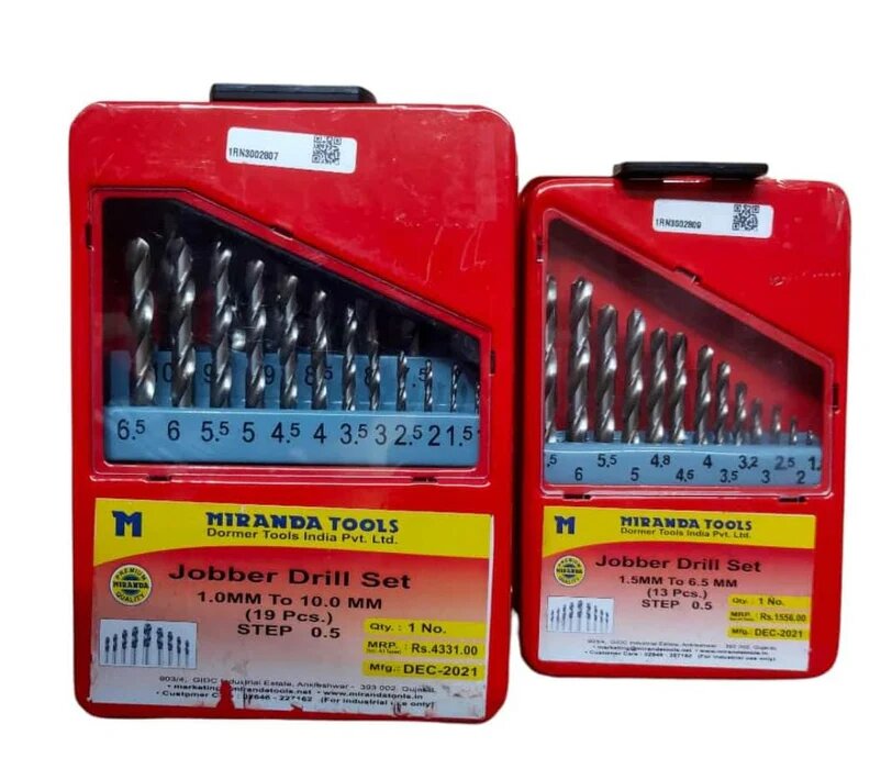 Miranda HSS Drill Bit Set (1-13mm) – Precision & Durability