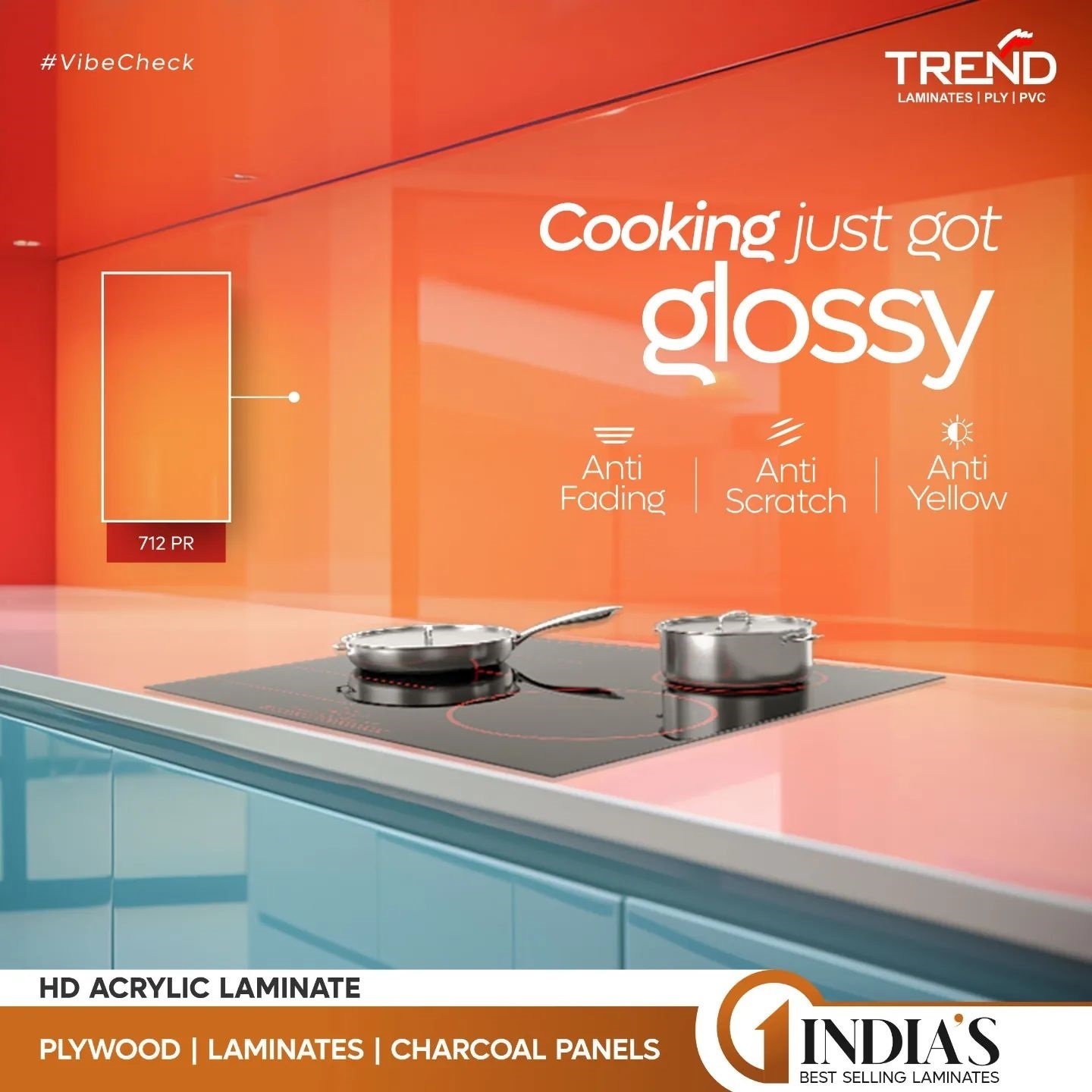 Acrylic Laminates for Kitchens: Elegance by Trend Laminate