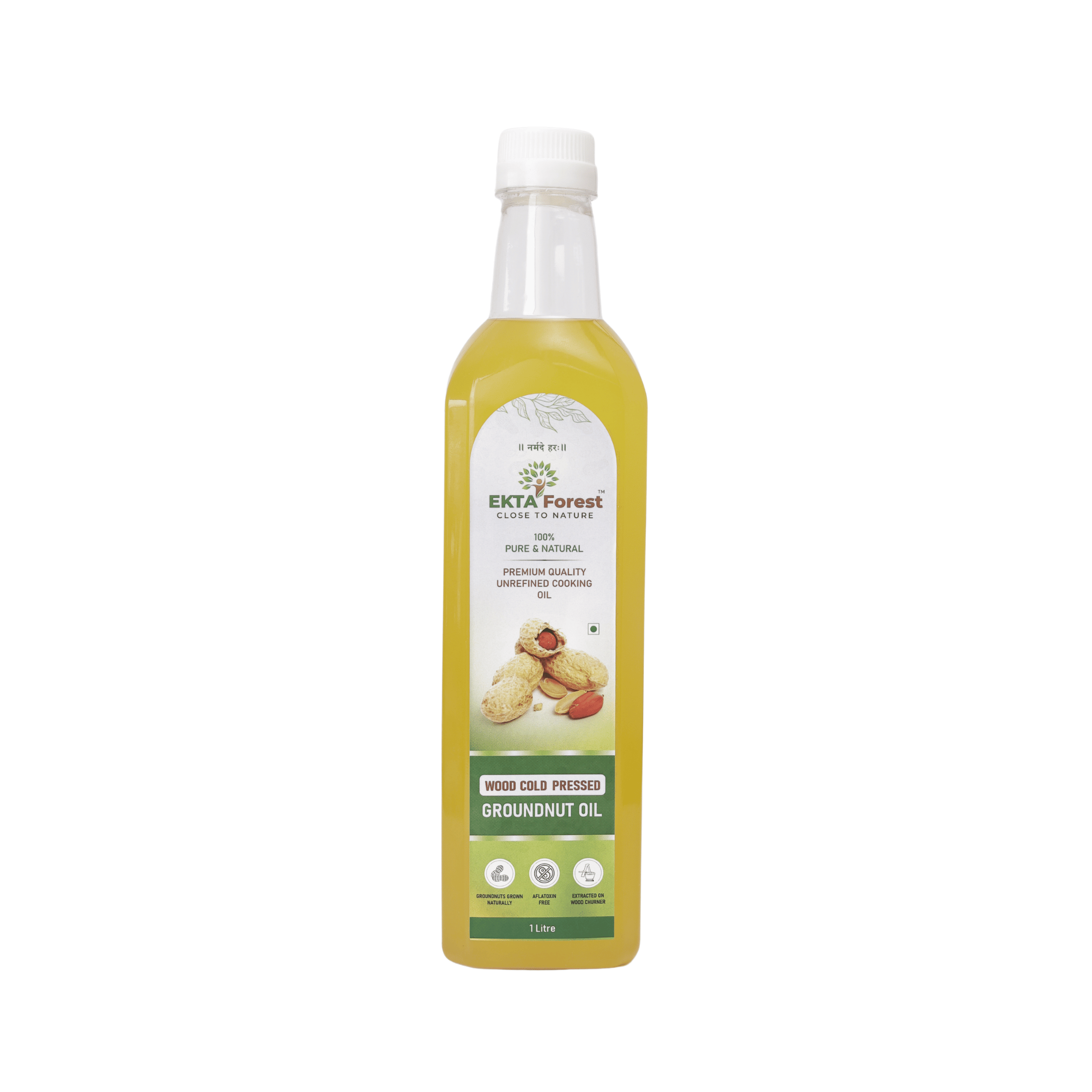 Buy Wood Cold Pressed Groundnut Oil Online – Pure & Healthy – 1L
