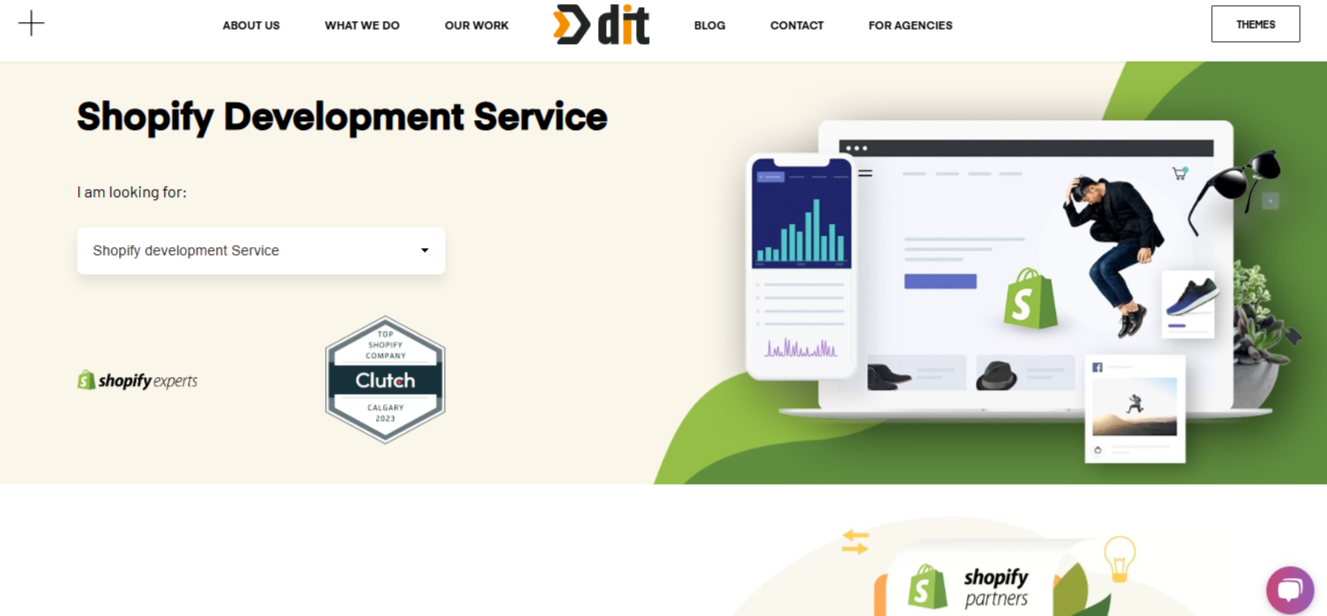 shopify website design company | shopify website development services