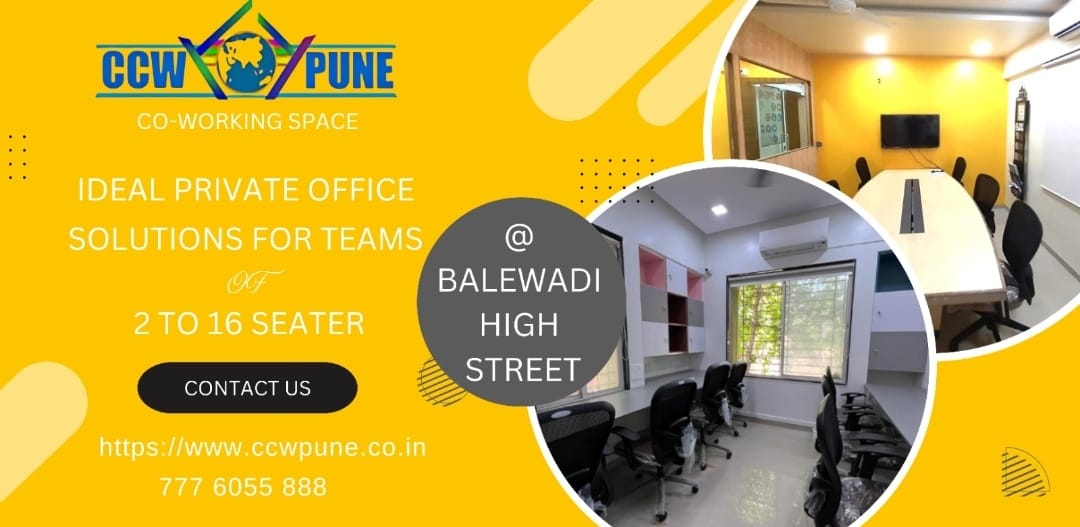 "Tailored Private Office Spaces for Teams of 2 to 16 in Balewadi"