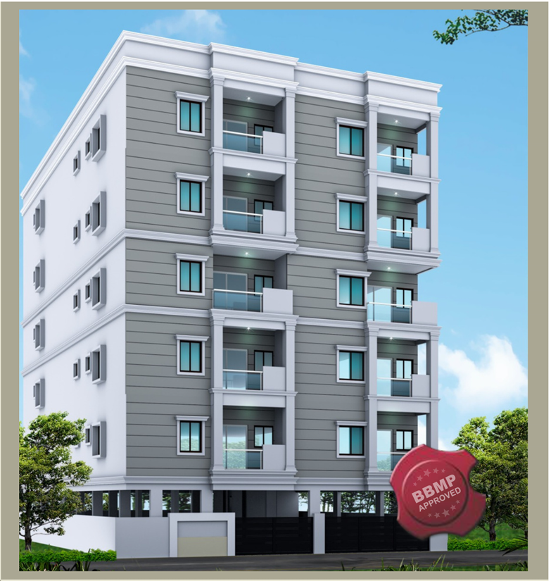 1120 Sq.Ft Flat with 2BHK For Sale in Banjara Layout  Bangalore