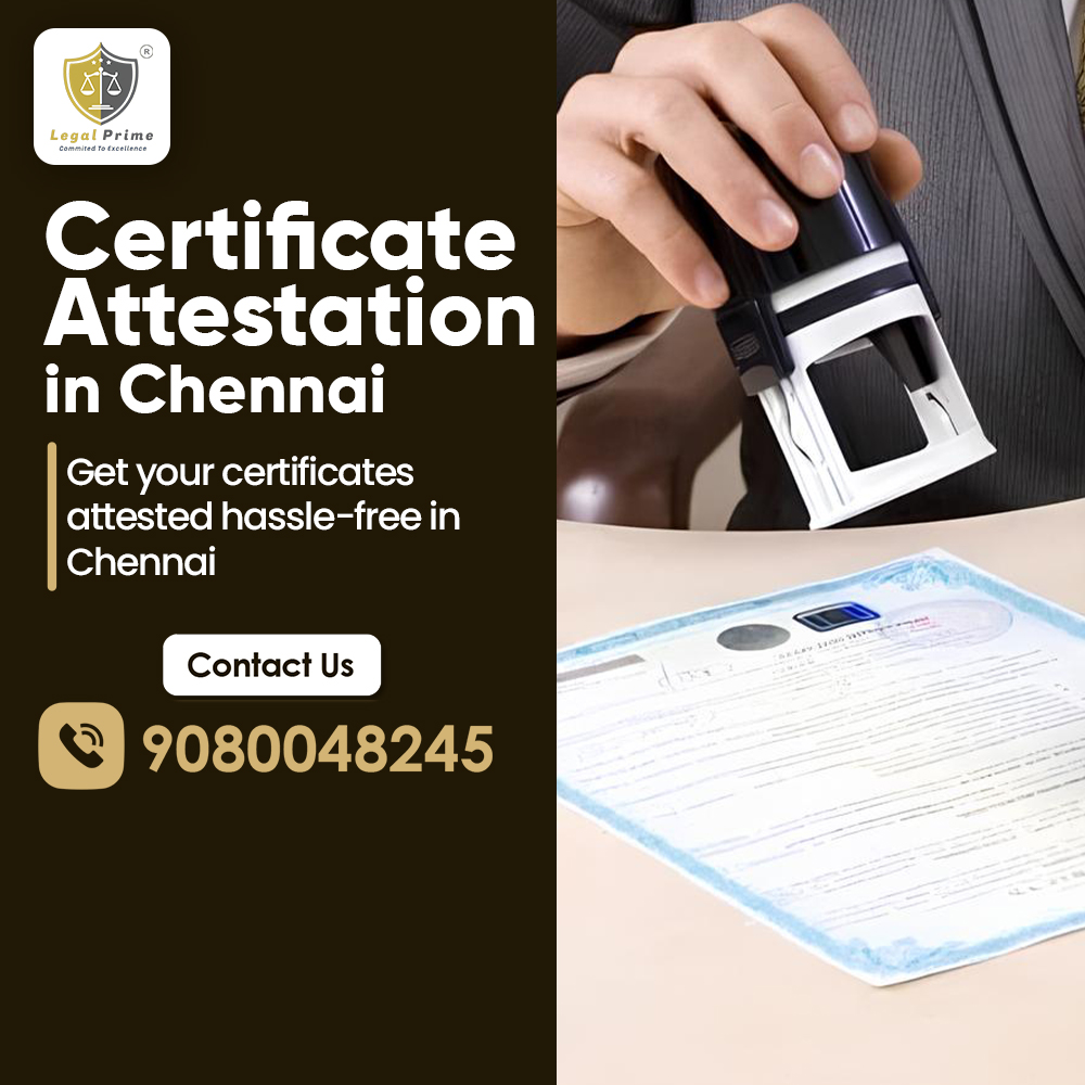 Certificate Attestation in Chennai