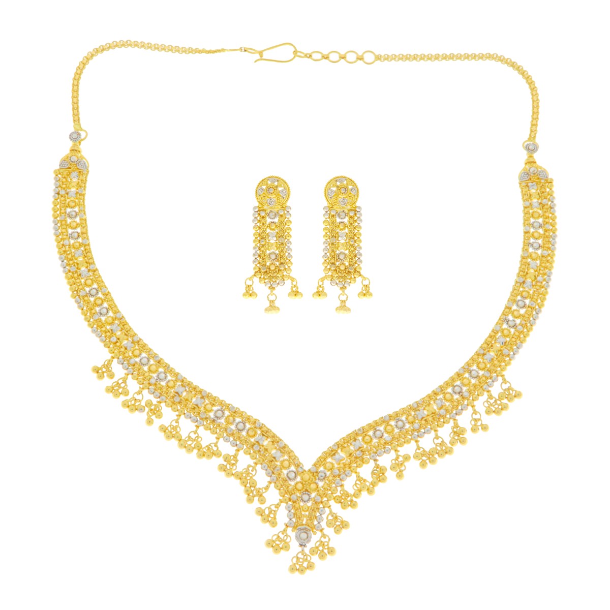 22ct Gold Filigree Necklace Set