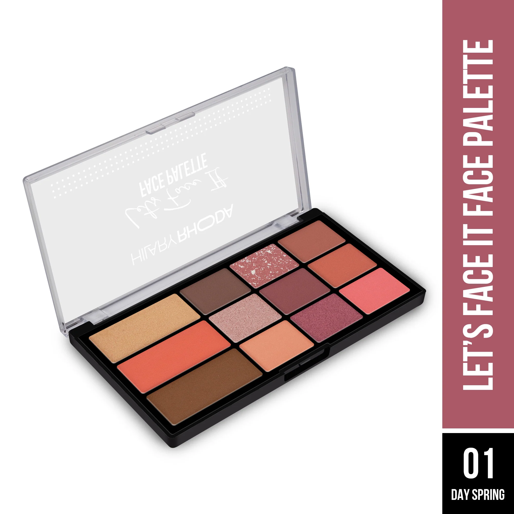 Makeup palette for the face at Hilary Rhoda