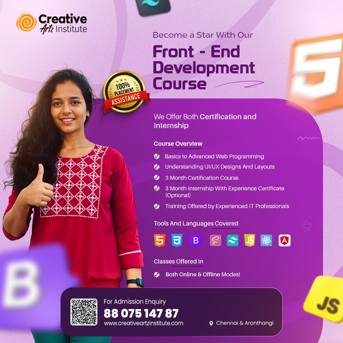 Creative Artz Institute: Best Software Training Institute in Chennai