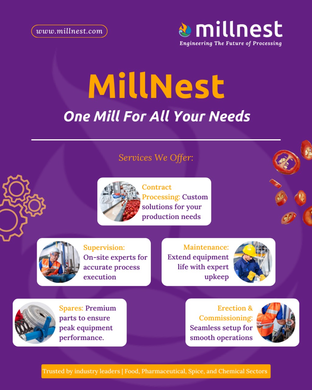 MillNest – One Mill for All Your Needs | EPC Services & Processing Equipment