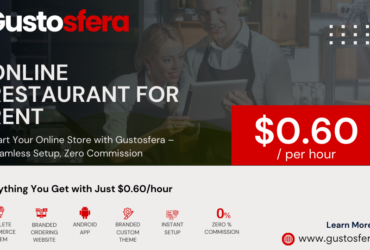 Online Restaurant for Rent – Just $0.60/Hour with Gustosfera