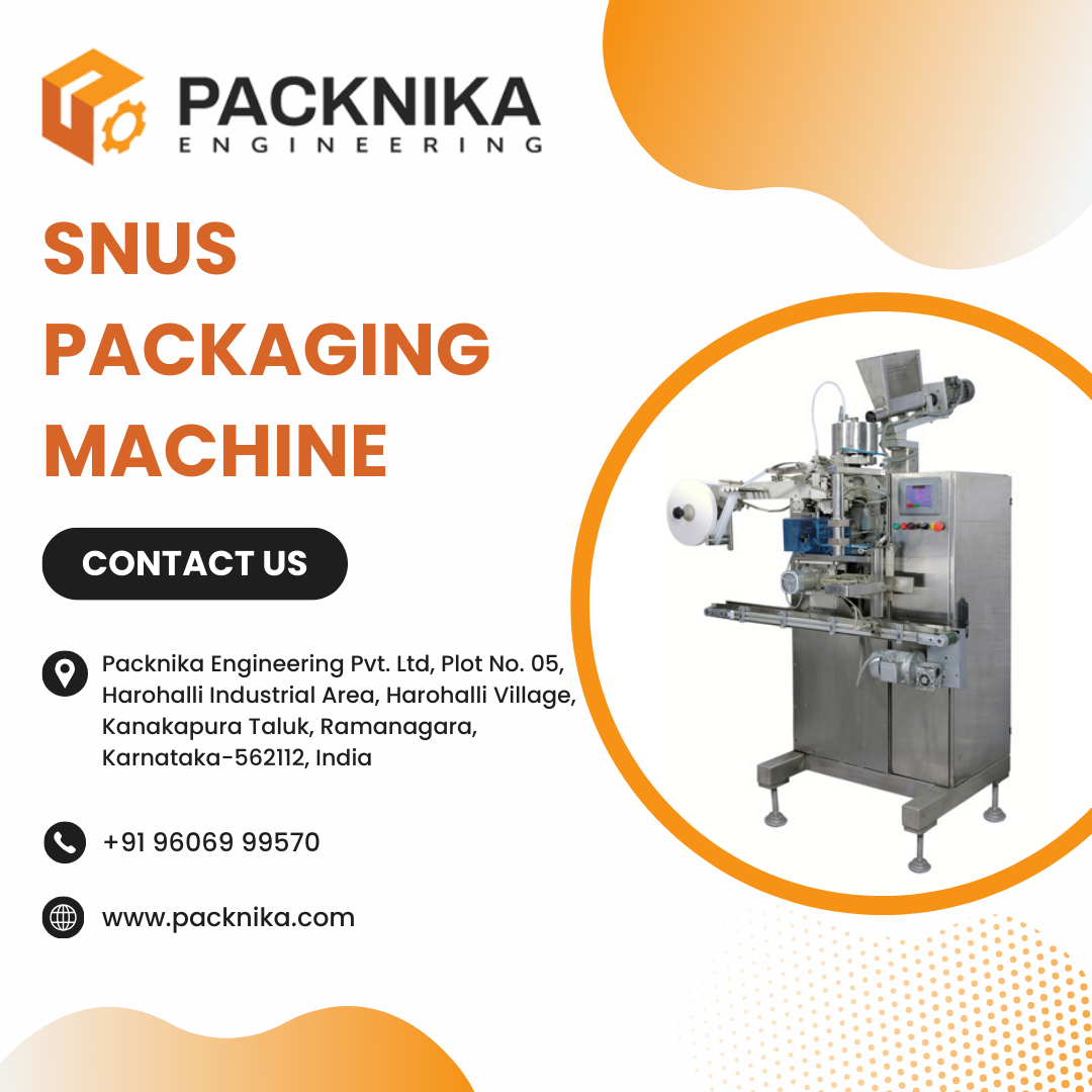Snus Packaging Machine | Fast, Automated & Precision-Driven