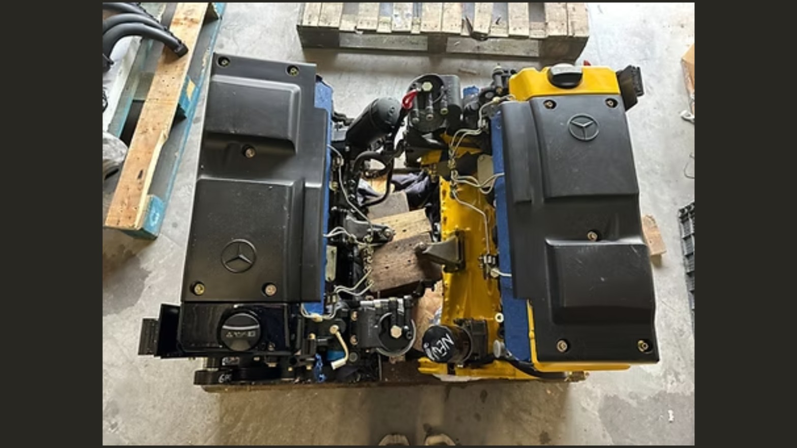 Rebuilt Mercedes-Benz OM605 Turbo Diesel Engine