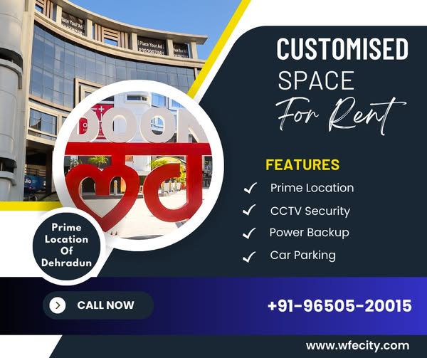 Looking to find commercial space for rent in Dehradun?