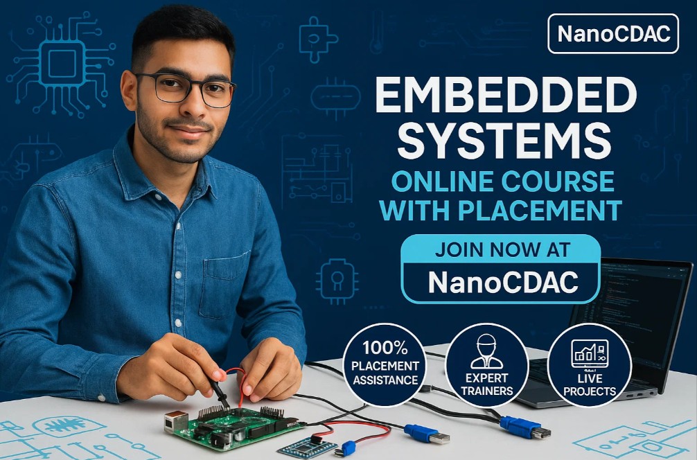 Join the Best Embedded Systems Online Course with Placement – NanoCDAC