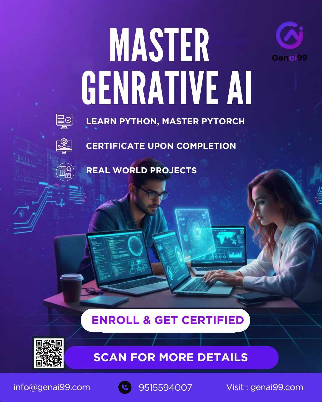 Best Generative AI Course Hyderabad | GenAI99