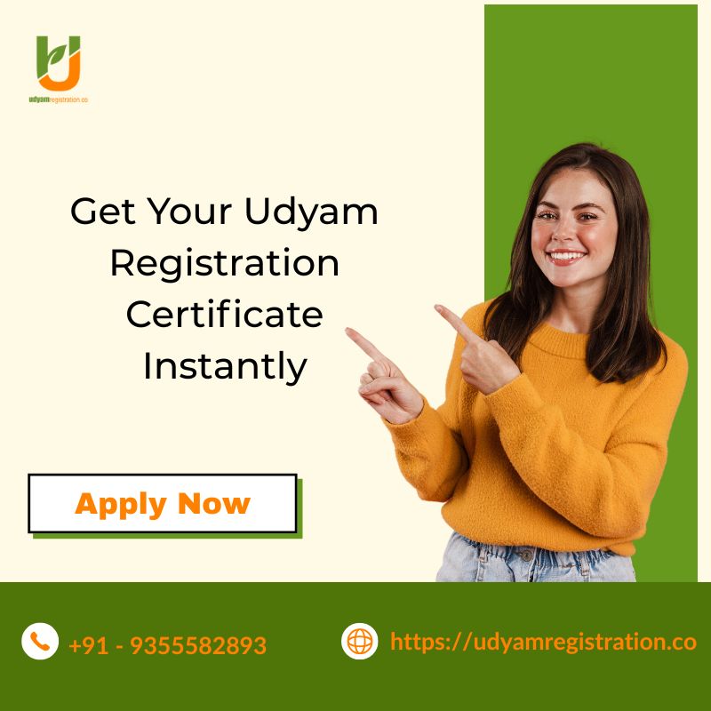 Get Your Udyam Registration Certificate Instantly